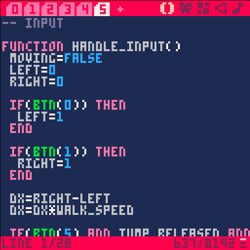 Pico-8 Code Editor